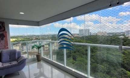 Atmos Greenville Patamares   PORTEIRA FECHADA 88m², 3 quartos (uma suíte), norte/sul, vista livre para área verde