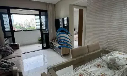 Apartamento 3/4 1 suíte, dependência completa e varanda com 88m² totais  no candeal