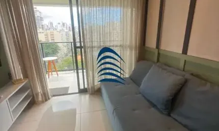 BLUE BARRA  1/4 sala com suíte e varanda, 35,37m2 ( planta maior e com varanda ), andar alto, nascente