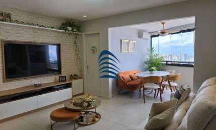 Boulevard Side Residencial-  MOBILIADO   Andar altíssimo / 85m² / 2 suítes espaçosas