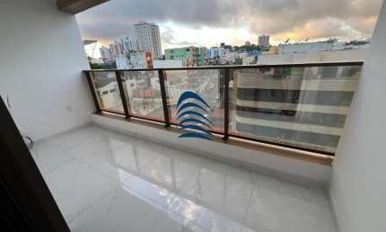 Excelente apartamento 1/4 e sala com varanda no SMART CONVENÇÕES - Armação, 34m², nascente, vista mar