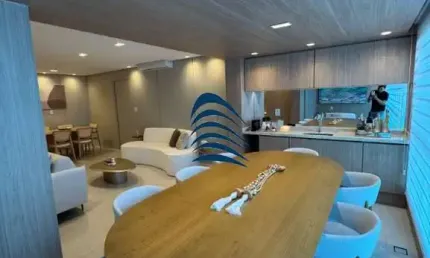 Lindo Apartamento em Alphaville Salvador Finamente decorado, 3 suítes com sala ampliada, 140m2, varanda gourmet incorporada a sala