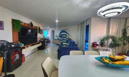 APARTAMENTO NA PITUBA DE 4/4, SENDO 2 SUITES ? NASCENTE E ANDAR ALTO COM 168m²  NASCENTE
