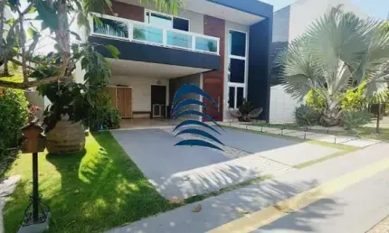 Casa Alphaville II     5 suítes, sendo três com closet e varanda, home theater, espaço gourmet, piscina com borda infinita, academia, 10 vagas de garagens, 2 dependência, horta