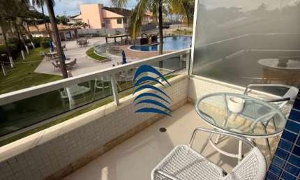 EXCELENTE APARTAMENTO VILLAGE 1/4 ALTO LUXO PÉ NA AREIA EM VILLAS DO ATLÂNTICO