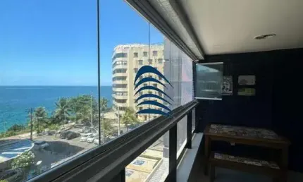 Ondina choice - vista mar  excelente apartamento a venda  45,50m2 -  1/4  armários  varanda vista mar