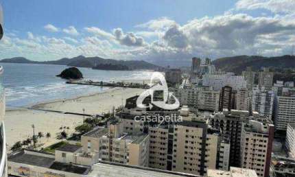 Apartamento com 1 dormitório para alugar, 53 m² por R$ 5.800,02/mês - Pompéia - Santos/SP