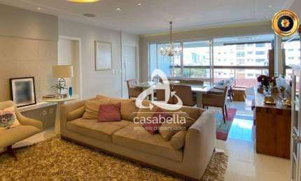 Apartamento com 3 dormitórios à venda, 171 m² por R$ 2.200.000,00 - Embaré - Santos/SP