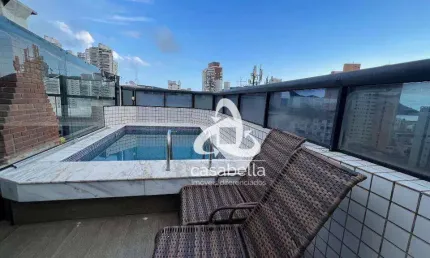 Cobertura com 4 dormitórios, 224 m² - venda por R$ 1.990.000,00 ou aluguel por R$ 12.690,00/mês - Ponta da Praia - Santos/SP