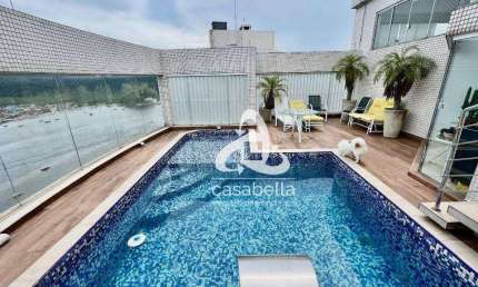Cobertura com 4 dormitórios para alugar, 600 m² por R$ 30.000,00/mês - Ponta da Praia - Santos/SP