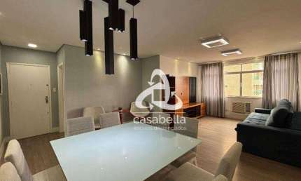 Apartamento com 3 dormitórios, 128 m² - venda por R$ 1.070.000,00 ou aluguel por R$ 7.200,00/mês - Pompéia - Santos/SP