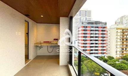 Apartamento com 1 dormitório à venda, 54 m² por r$ 695.000,00 - boqueirão - santos/sp
