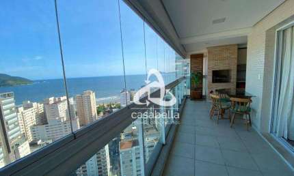 Apartamento com 3 dormitórios para alugar, 193 m² por R$ 21.000,00/mês - Embaré - Santos/SP