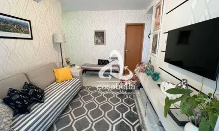 Apartamento com 2 dormitórios à venda, 81 m² por r$ 1.200.000,00 - gonzaga - santos/sp