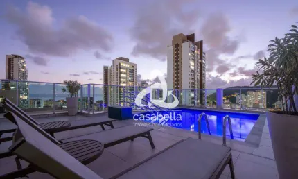 Apartamento com 1 dormitório à venda, 55 m² por R$ 740.000,00 - Pompéia - Santos/SP