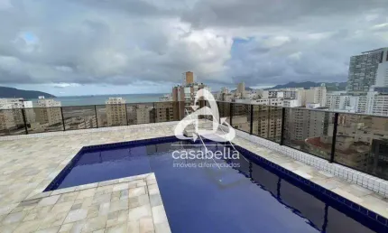 Apartamento com 3 dormitórios à venda, 180 m² por r$ 1.650.000,00 - gonzaga - santos/sp