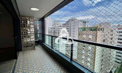 Apartamento com 3 dormitórios para alugar, 145 m² por R$ 8.500,00/mês - Ponta da Praia - Santos/SP