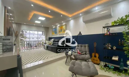 Apartamento com 2 dormitórios à venda, 113 m² por R$ 700.000,00 - Embaré - Santos/SP