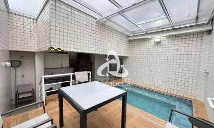 Cobertura com 3 dormitórios à venda, 137 m² por R$ 1.100.000,00 - Campo Grande - Santos/SP