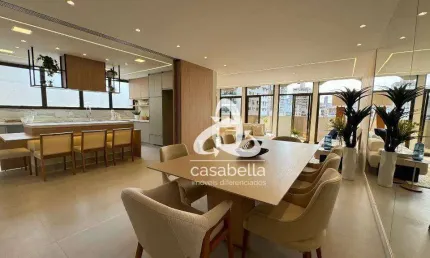 Apartamento com 3 dormitórios à venda, 270 m² por r$ 3.050.000,00 - boqueirão - santos/sp