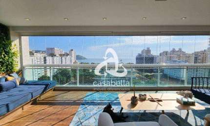 Apartamento com 3 dormitórios à venda, 325 m² por R$ 6.000.000,00 - Aparecida - Santos/SP