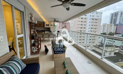 Apartamento com 3 dormitórios à venda, 167 m² por r$ 2.350.000,00 - boqueirão - santos/sp