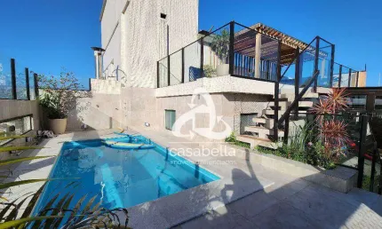 Cobertura com 3 dormitórios à venda, 350 m² por R$ 4.800.000,00 - Ponta da Praia - Santos/SP