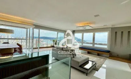 Apartamento com 4 dormitórios à venda, 234 m² por R$ 4.500.000,00 - Embaré - Santos/SP