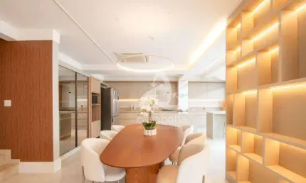 Cobertura com 4 dormitórios à venda, 266 m² por r$ 4.200.000,00 - gonzaga - santos/sp