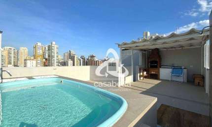 Cobertura com 3 dormitórios à venda, 110 m² por R$ 1.100.000,00 - Campo Grande - Santos/SP