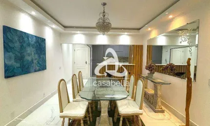 Apartamento com 2 dormitórios à venda, 120 m² por R$ 1.350.000,00 - Aparecida - Santos/SP