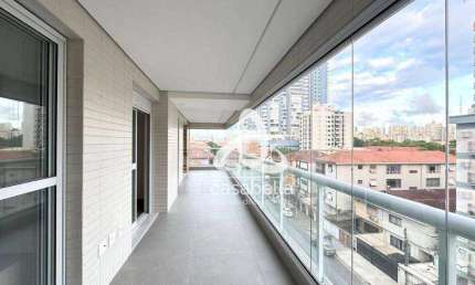 Apartamento com 3 dormitórios à venda, 133 m² por R$ 1.850.000,00 - Aparecida - Santos/SP