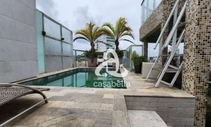 Cobertura com 2 dormitórios à venda, 289 m² por R$ 2.200.000,00 - Ponta da Praia - Santos/SP