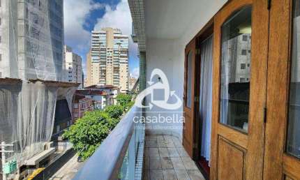 Apartamento com 4 dormitórios, 184 m² - venda por R$ 900.000,00 ou aluguel por R$ 6.500,00/mês - Gonzaga - Santos/SP