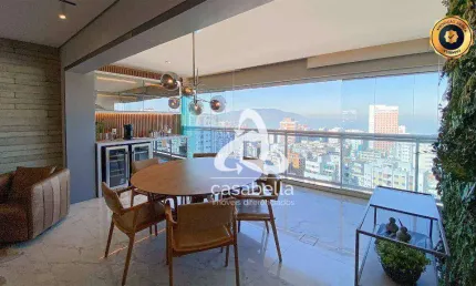Apartamento com 3 dormitórios à venda, 143 m² por R$ 3.500.000,00 - Vila Rica - Santos/SP