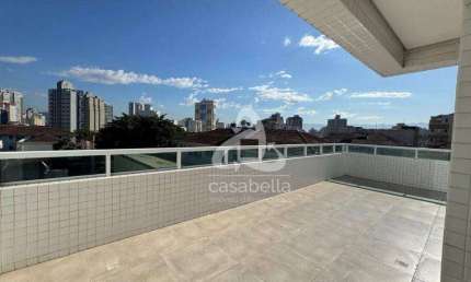 Apartamento com 2 dormitórios à venda, 95 m² por R$ 720.000,00 - Embaré - Santos/SP