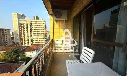 Apartamento com 3 dormitórios à venda, 154 m² por R$ 1.100.000,00 - Gonzaga - Santos/SP