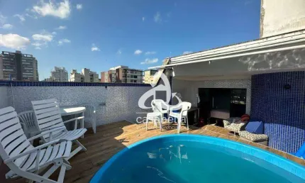 Cobertura com 3 dormitórios à venda, 217 m² por R$ 1.600.000,00 - Boqueirão - Santos/SP