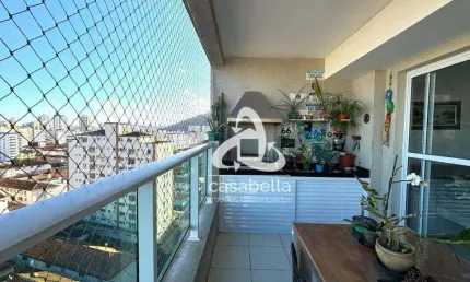 Apartamento com 2 dormitórios à venda, 88 m² por r$ 930.000,00 - campo grande - santos/sp