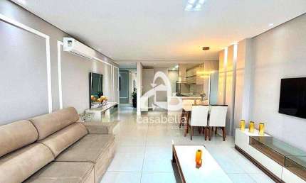 Apartamento com 2 dormitórios para alugar, 95 m² por R$ 10.900,02/mês - Aparecida - Santos/SP