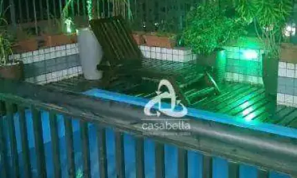 Cobertura com 3 dormitórios, 370 m² - venda por r$ 2.000.000,00 ou aluguel por r$ 12.600,00/mês - embaré - santos/sp