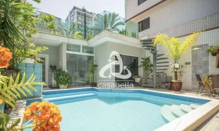 Casa com 3 dormitórios à venda, 265 m² por R$ 4.000.000,00 - Aparecida - Santos/SP