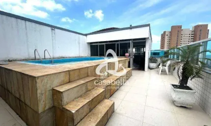 Cobertura com 3 dormitórios à venda, 268 m² por R$ 1.500.000,00 - Ponta da Praia - Santos/SP