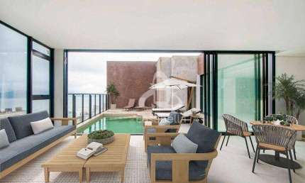 Cobertura com 4 dormitórios à venda, 320 m² por R$ 5.000.000,00 - José Menino - Santos/SP