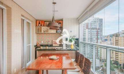 Apartamento com 3 dormitórios à venda, 181 m² por R$ 2.450.000,00 - Gonzaga - Santos/SP