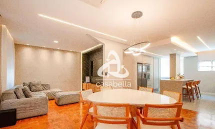 Apartamento à venda em santos. 120 m² úteis | boqueirão, santos. - porteira fechada