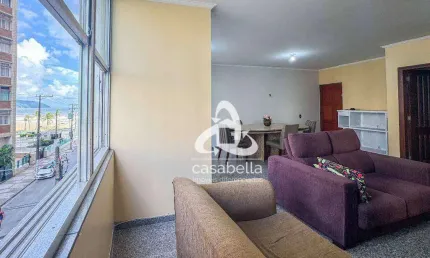 Apartamento com 2 dormitórios à venda, 109 m² por r$ 595.000,00 - josé menino - santos/sp