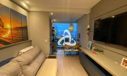 Apartamento com 2 dormitórios à venda, 80 m² por R$ 1.365.000,00 - Ponta da Praia - Santos/SP
