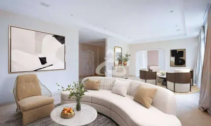 Apartamento com 4 dormitórios à venda, 429 m² por r$ 4.000.000,00 - gonzaga - santos/sp