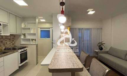 Apartamento com 1 dormitório para alugar, 56 m² por R$ 5.500,01 - Boqueirão - Santos/SP